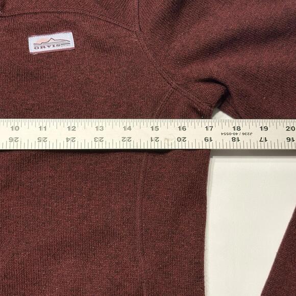Orvis Women’s Fleece Size XS Burgundy Item# 3BB9 - Picture 7 of 9